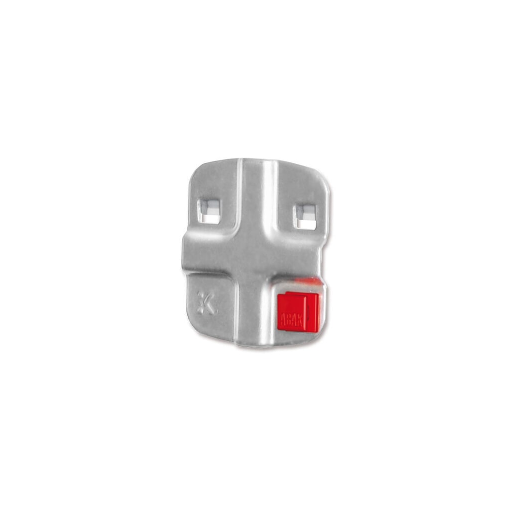 Kappes ABAX Grundplatte, alufarben, HxBxT 60 mm x 55 mm x 10 mm Produktabbildung: Kappes ABAX Grundplatte, alufarben, HxBxT 60 mm x 55 mm x 10 mm