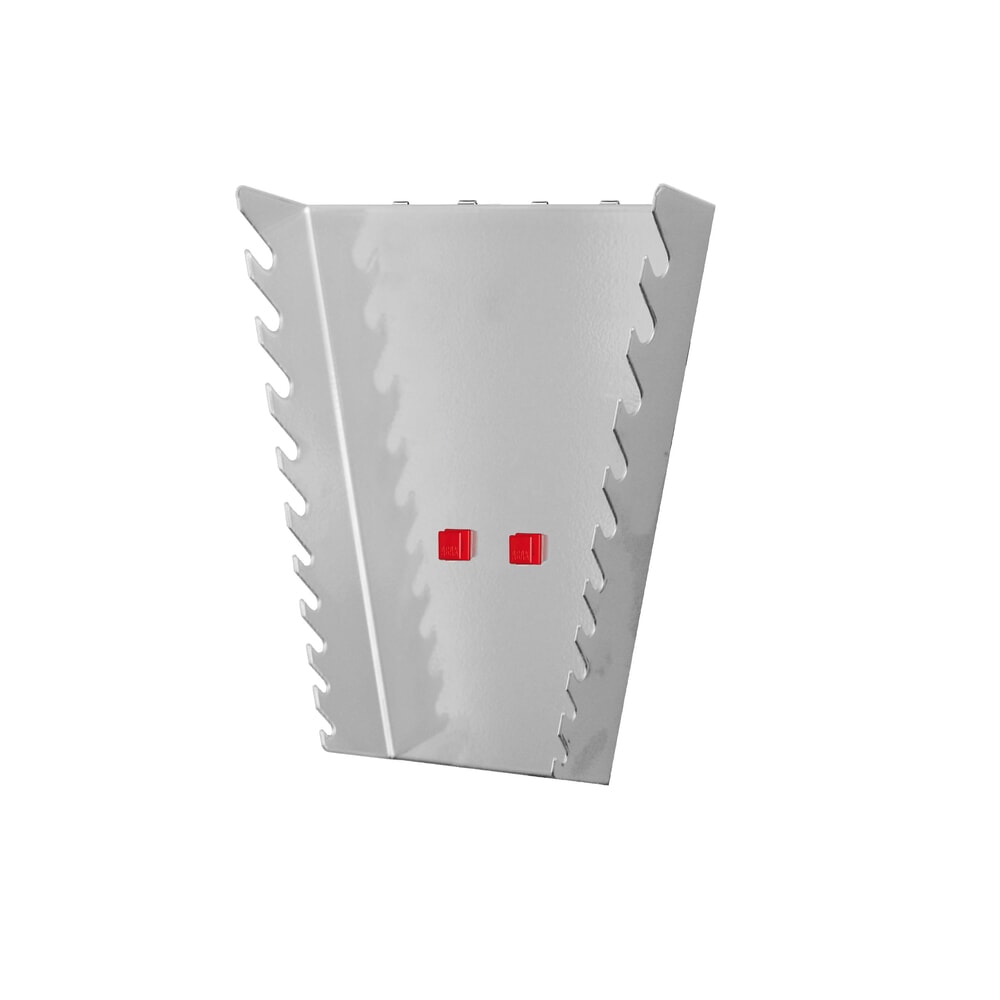 Produktabbildung: Kappes ABAX Ringschlüsselhalter, alufarben, senkrecht, für 10 Schlüssel