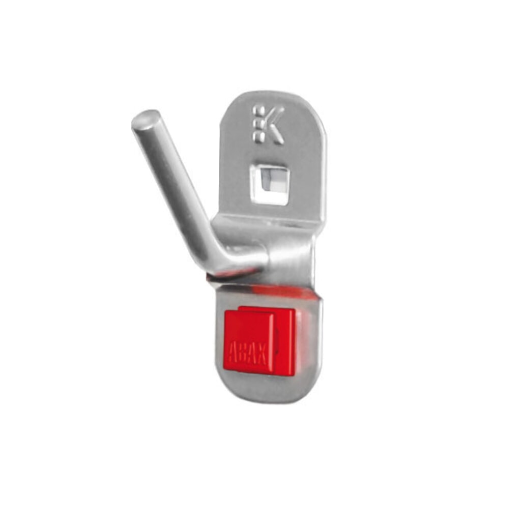 Kappes ABAX Schräghaken für Nüsse und Steckschlüssel, alufarben, Tiefe 40 mm Produktabbildung: Kappes ABAX Schräghaken für Nüsse und Steckschlüssel, alufarben, Tiefe 40 mm