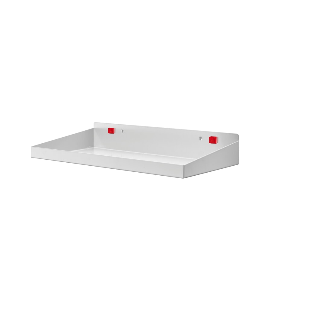 Kappes ABAX Stahlboden, HxBxT 60 mm x 435 mm x 250 mm, mit Abrollrand, lichtgrau Produktabbildung: Kappes ABAX Stahlboden, HxBxT 60 mm x 435 mm x 250 mm, mit Abrollrand, lichtgrau