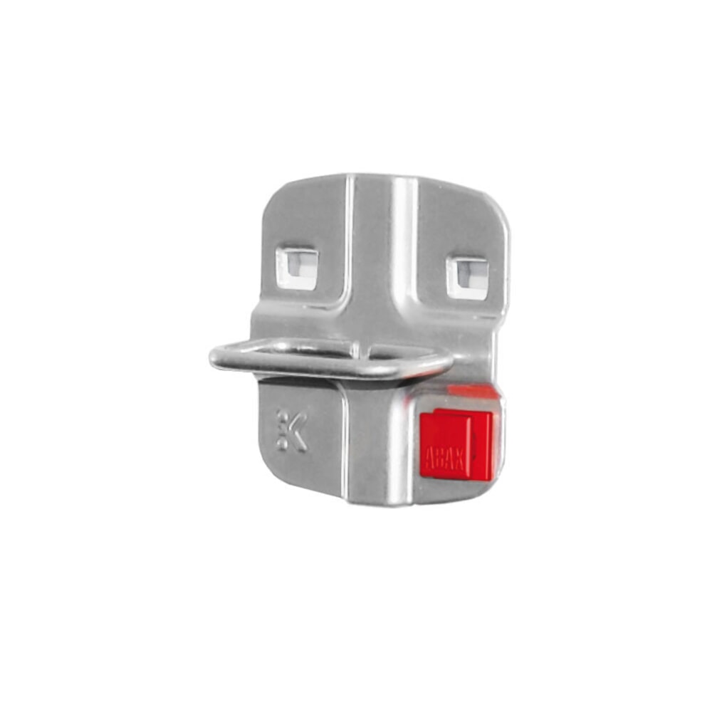 Produktabbildung: Kappes ABAX Zangenhalter für Lochplatten, alufarben, Tiefe 35 mm