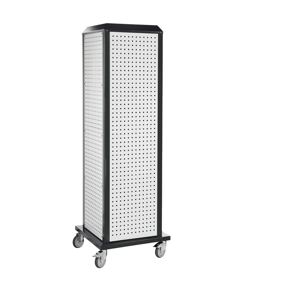 Produktabbildung: Kappes RasterPlan Werkzeugturm, groß, Modell 1, mobil, lichtgrau/anthrazitgrau