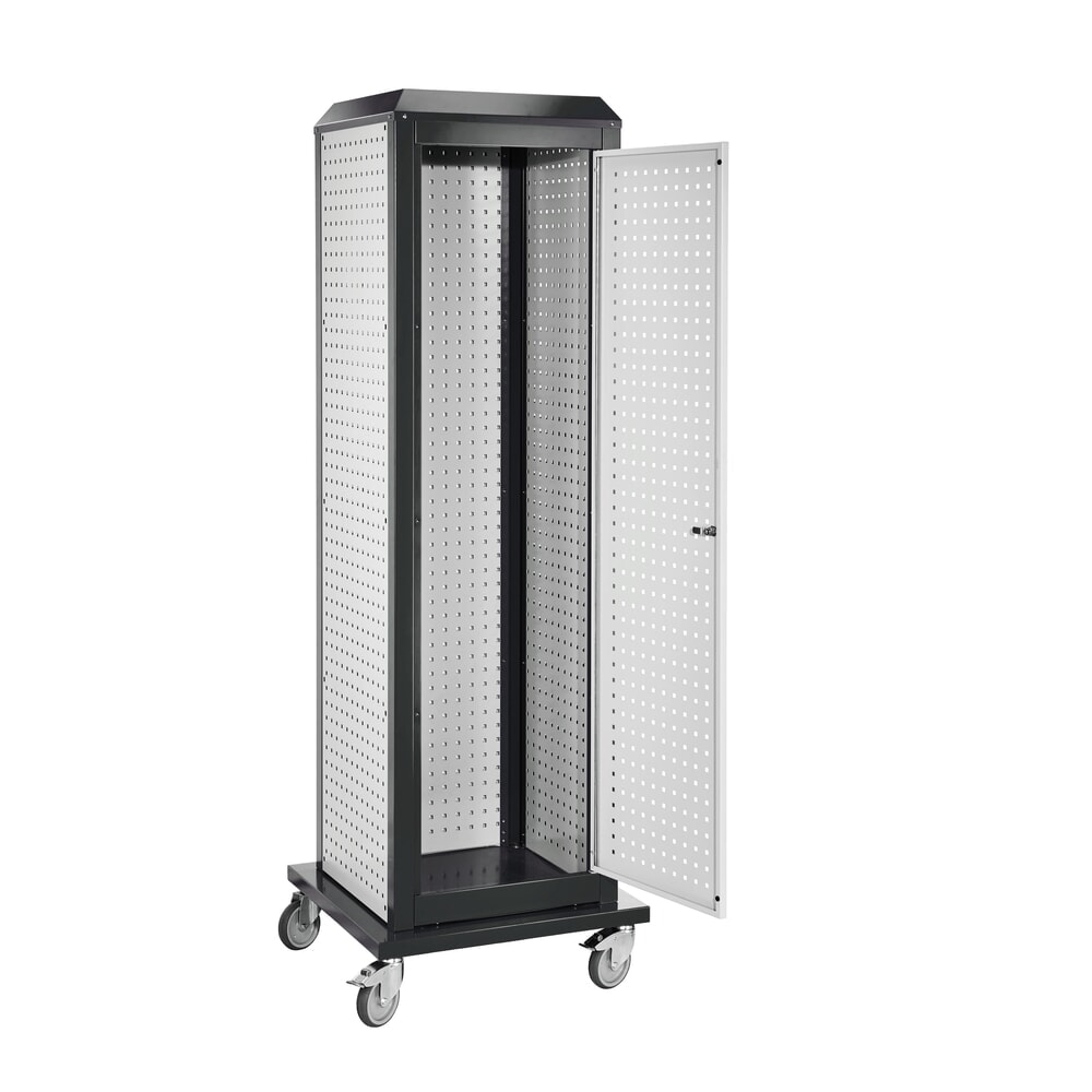 Produktabbildung: Kappes RasterPlan Werkzeugturm, groß, Modell 2, mobil, lichtgrau/anthrazitgrau