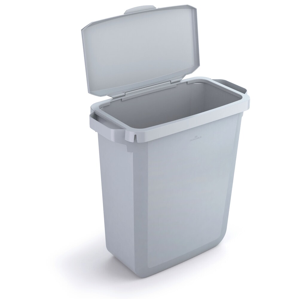 Produktabbildung: DURABLE Abfallbehälter für Innen DURABIN®, Volumen 60 l, mit Klappdeckel grau
