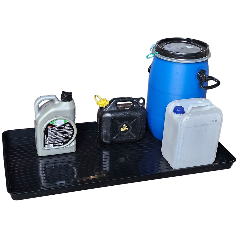 Produktabbildung Nr. 2: Patreco Kleingebinde-Auffangwanne aus Kunststofff, schwarz, Volumen 25 l