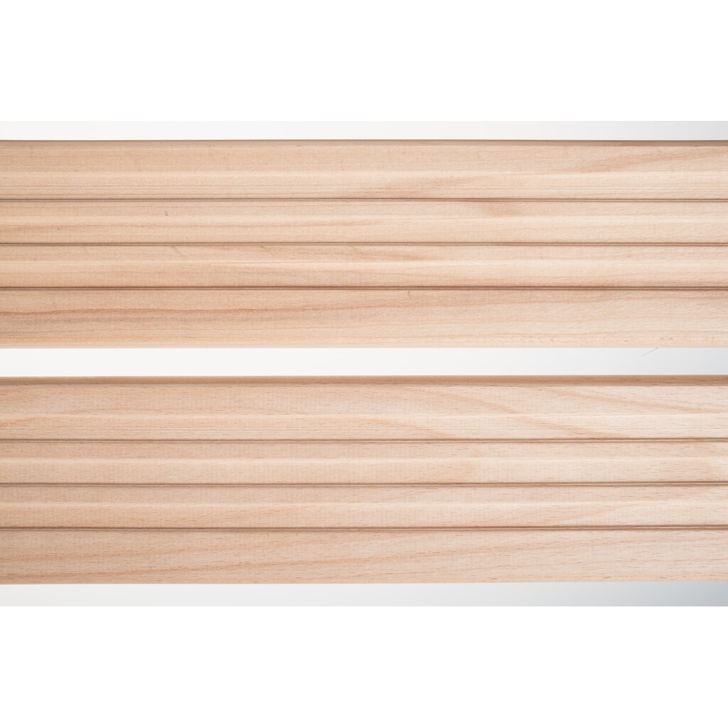 Produktabbildung Nr. 3: Miltex Arbeitsplatzmatte Yoga Holzrost, inkl. Auffahrkeilen und Abschrägung, Breite 800 mm
