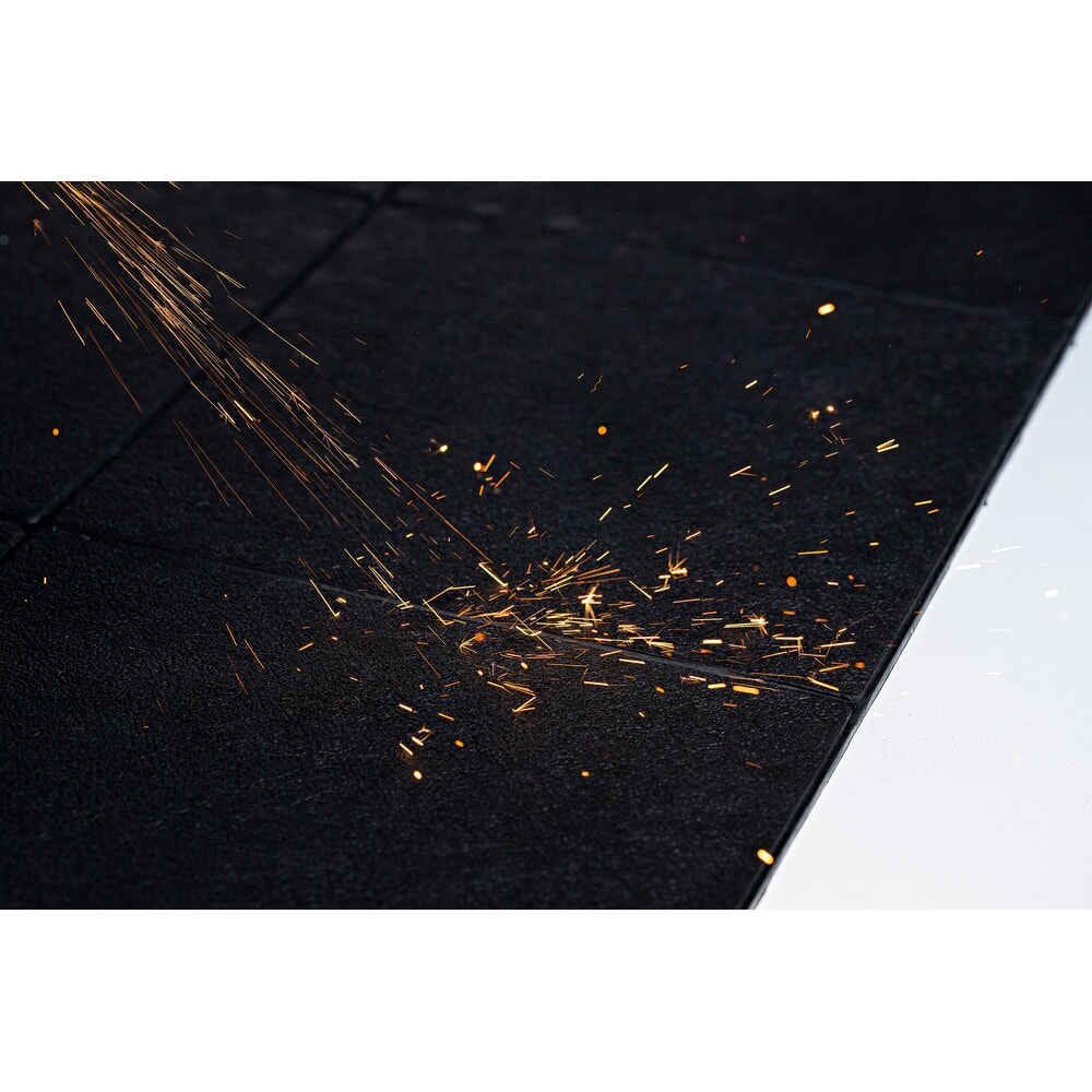 Produktabbildung Nr. 5: Miltex Anti-Ermüdungsmatte Yoga Solid Spark für Schweißarbeitsplätze, BxL 900 x 900 mm