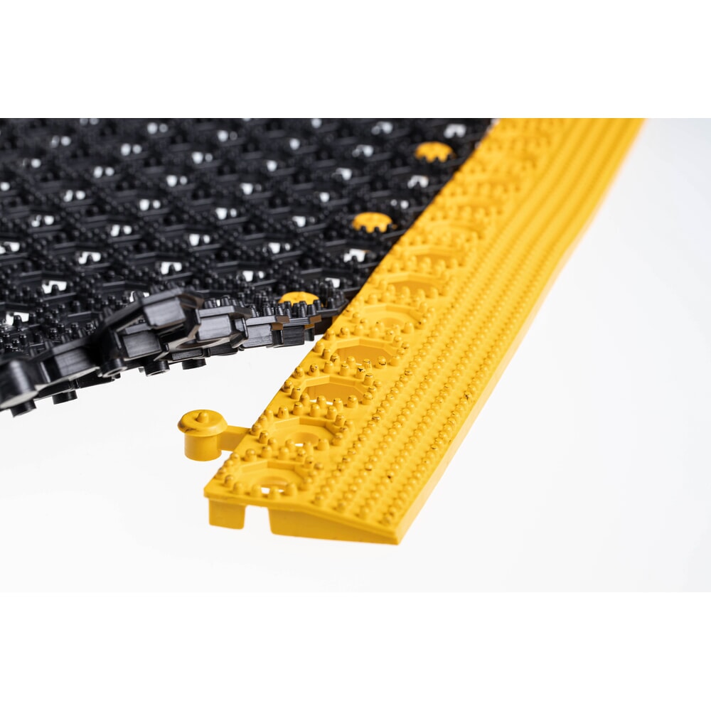 Produktabbildung Nr. 1: Miltex Kantenleiste für Anti-Rutschmatte Yoga Grip Ultra, männlich, gelb