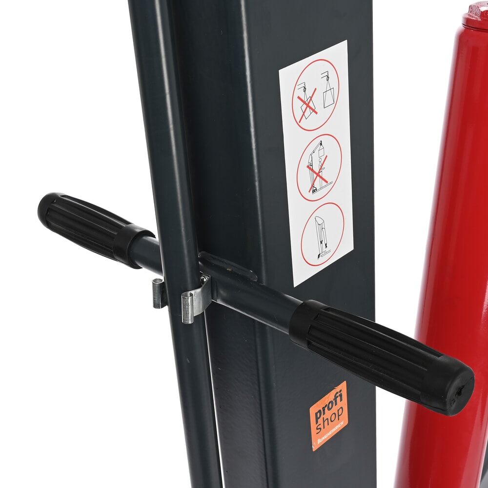 Produktabbildung Nr. 4: Steinbock® Werkstattkran, mit gespreiztem Fahrgestell und Schnellhub, klappbar, TK 1.500-2.000 kg