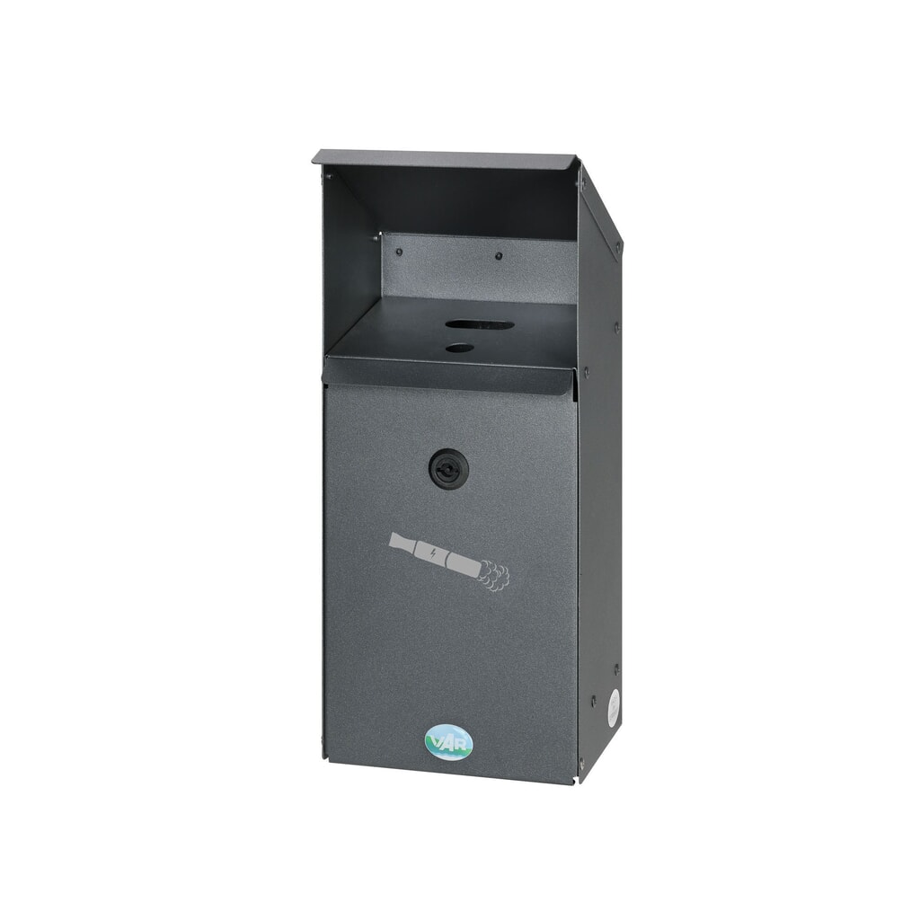 Produktabbildung: VAR® Ascher EZS 1, zur Entsorgung von E-Zigaretten, Wandmontage