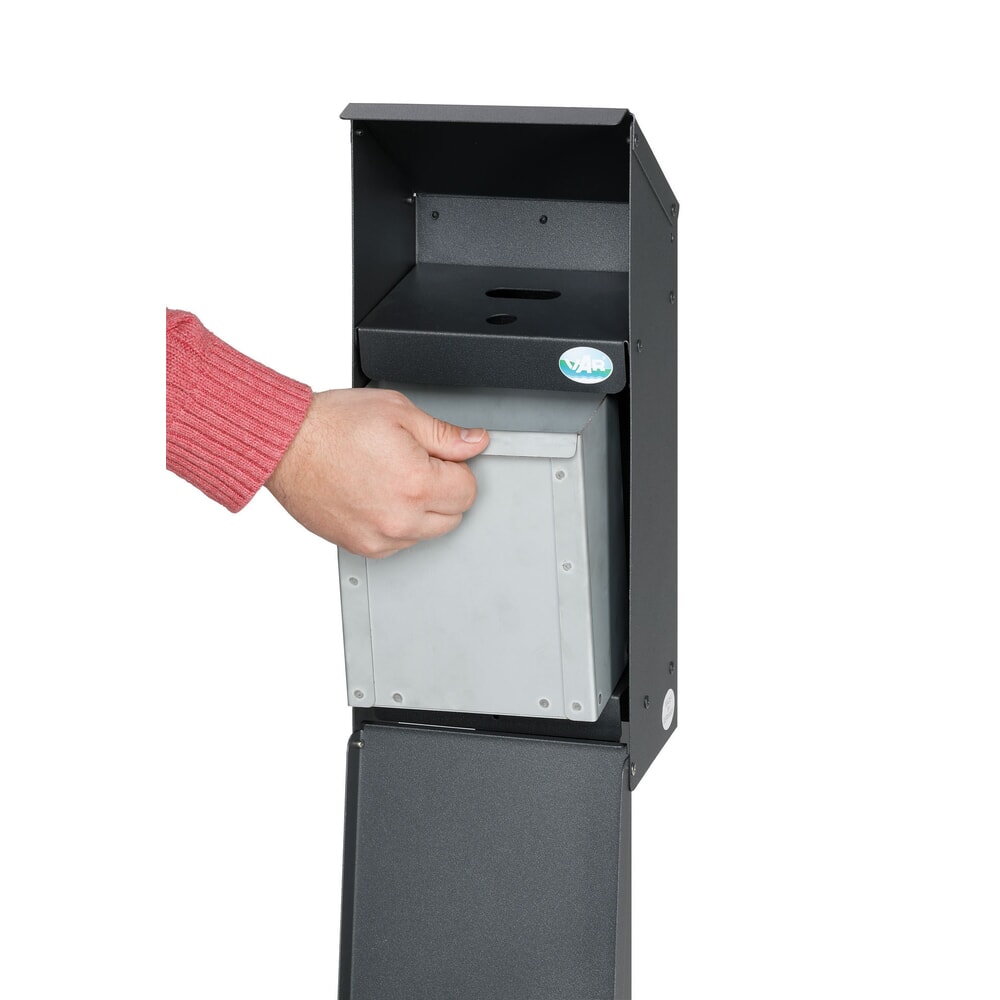 Produktabbildung Nr. 4: VAR® Ascher EZS 1, zur Entsorgung von E-Zigaretten, Wandmontage
