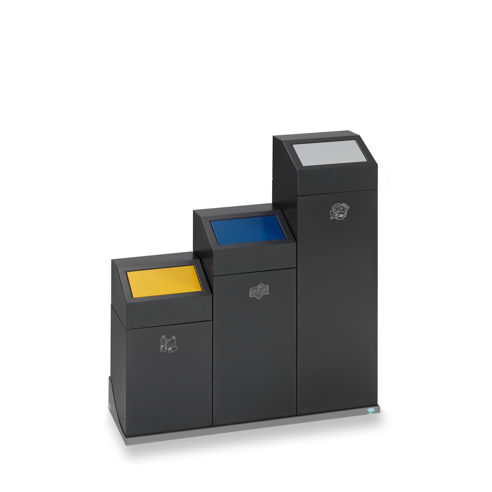 Produktabbildung Nr. 4: VAR® Wertstoffsammler WSG 40E, für den Innenbereich, selbstlöschend, Inhalt 43 Liter, eisenglimmer, verkehrsgelb