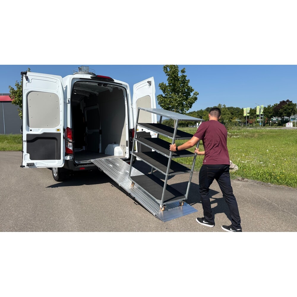 Produktabbildung Nr. 5: Altec Klappbare Verladeschienen AOS-F, flexibel einsetzbar, Tragkraft/Paar 975 kg/Stück, LxB  2.045 x 800 mm