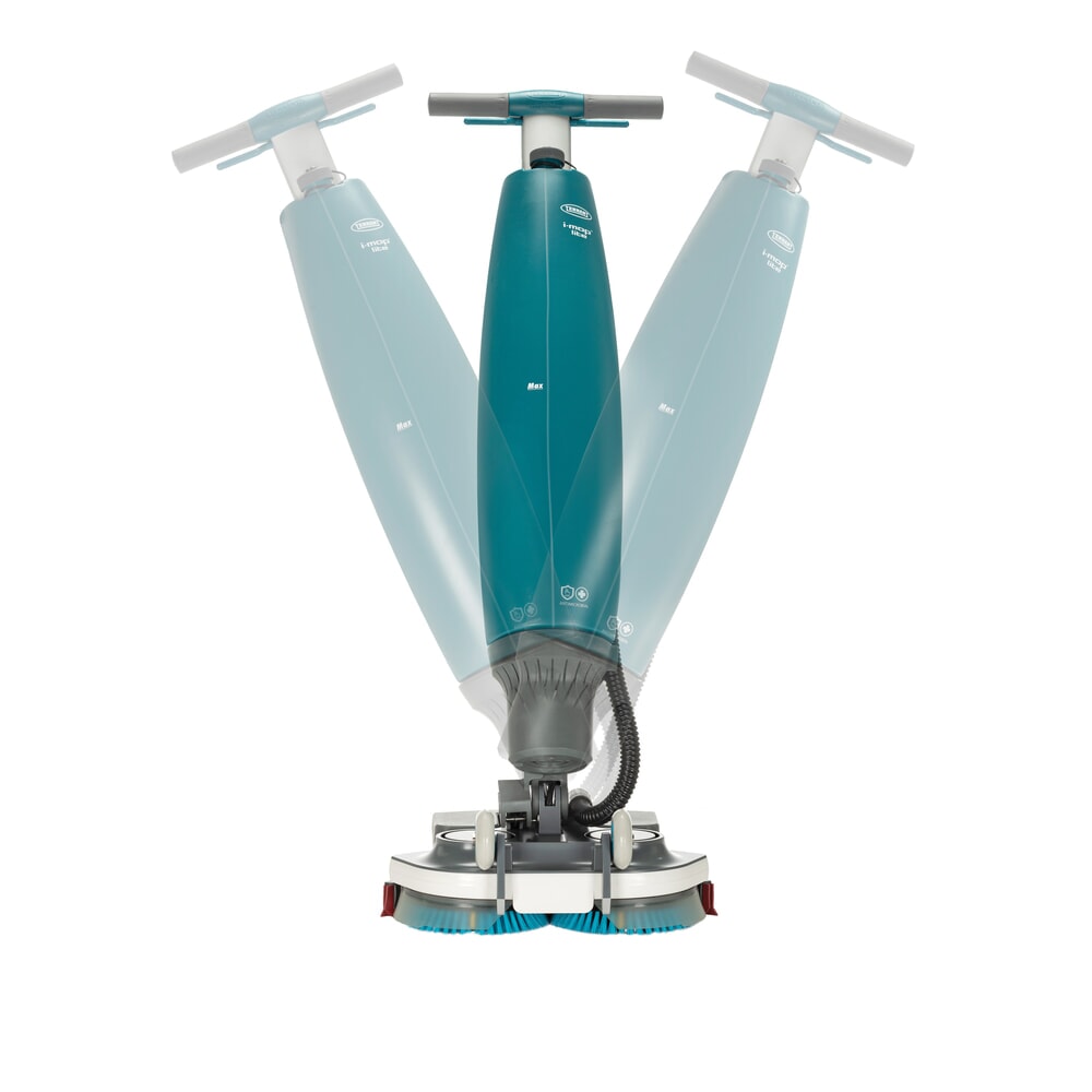 Produktabbildung Nr. 6: Tennant® Handgeführte Micro-Scheuersaugmaschine i-mop, mit gegenläufigen Doppelbürsten, Arbeitsbreite 368 mm