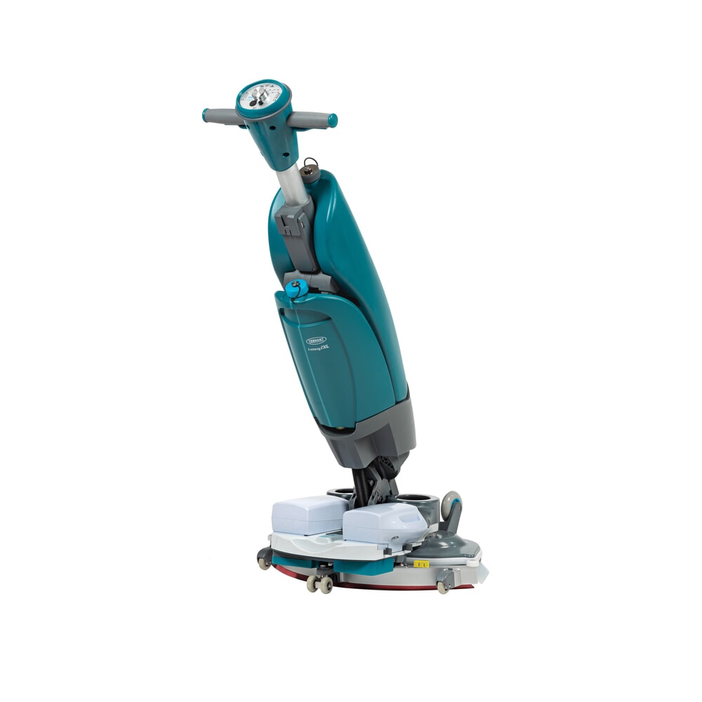 Produktabbildung Nr. 4: Tennant® Handgeführte Micro-Scheuersaugmaschine i-mop, mit gegenläufigen Doppelbürsten, Arbeitsbreite 460 mm, Stützsystem, Schnellwechsel-Sauglippe
