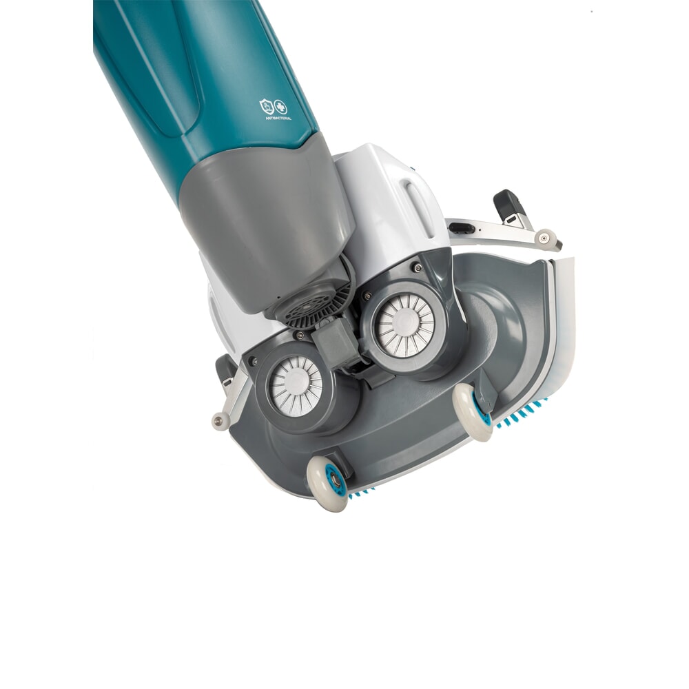 Produktabbildung Nr. 15: Tennant® Handgeführte Micro-Scheuersaugmaschine i-mop, mit gegenläufigen Doppelbürsten, Arbeitsbreite 460 mm, Stützsystem, Schnellwechsel-Sauglippe