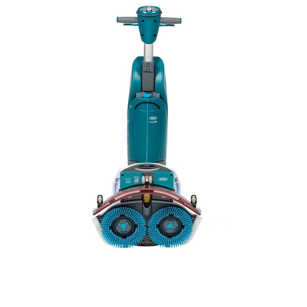 Produktabbildung Nr. 17: Tennant® Handgeführte Micro-Scheuersaugmaschine i-mop, mit gegenläufigen Doppelbürsten, Arbeitsbreite 460 mm, Stützsystem, Schnellwechsel-Sauglippe