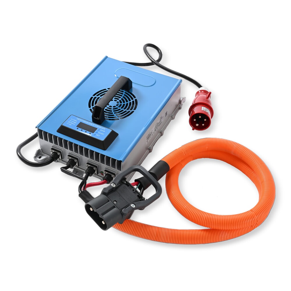 Produktabbildung: Externes Ladegerät D400, 80 V, 60 A, CEE red 32A, 5-pin - 3P+N+E für AntOn by Jungheinrich Elektro-Stapler CBH 2.0