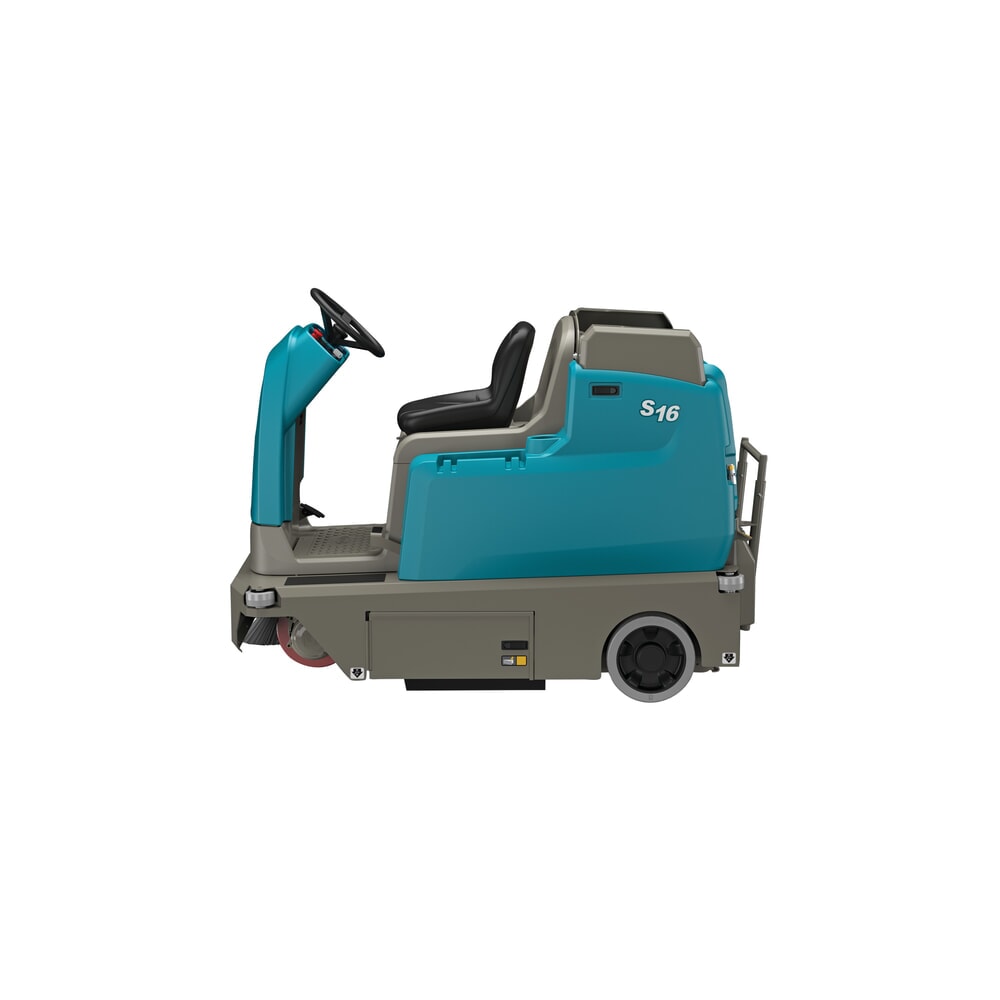 Produktabbildung Nr. 8: Tennant® Aufsitzkehrmaschine S16L, mit MaxPro™-Kehrtechnologie, mit 2 Seitenbesen, Handabsaugschlauch