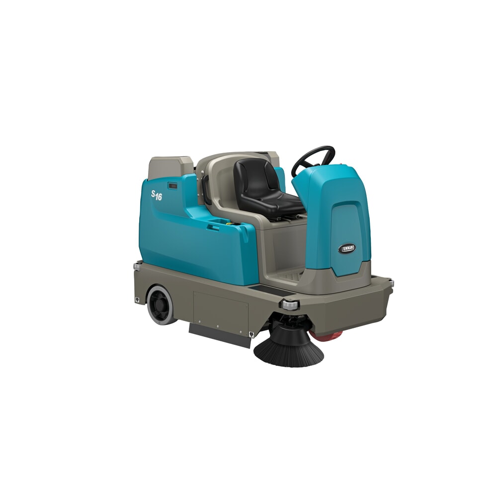 Produktabbildung Nr. 9: Tennant® Aufsitzkehrmaschine S16L, mit MaxPro™-Kehrtechnologie, mit 2 Seitenbesen, Handabsaugschlauch