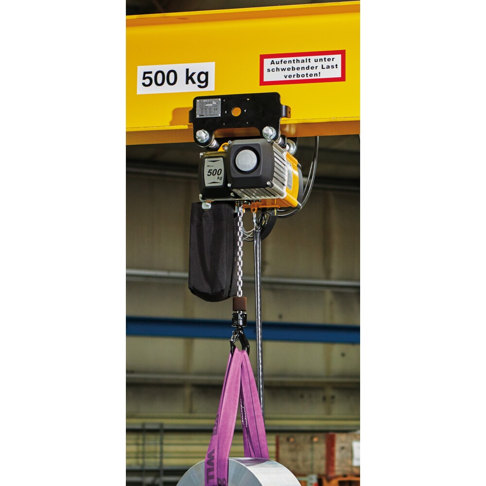 Produktabbildung: Yale® Elektrokettenzug CPVF 2-8/VTP, mit Feinhub, mit Rollfahrwerk, Tragkraft 250 kg