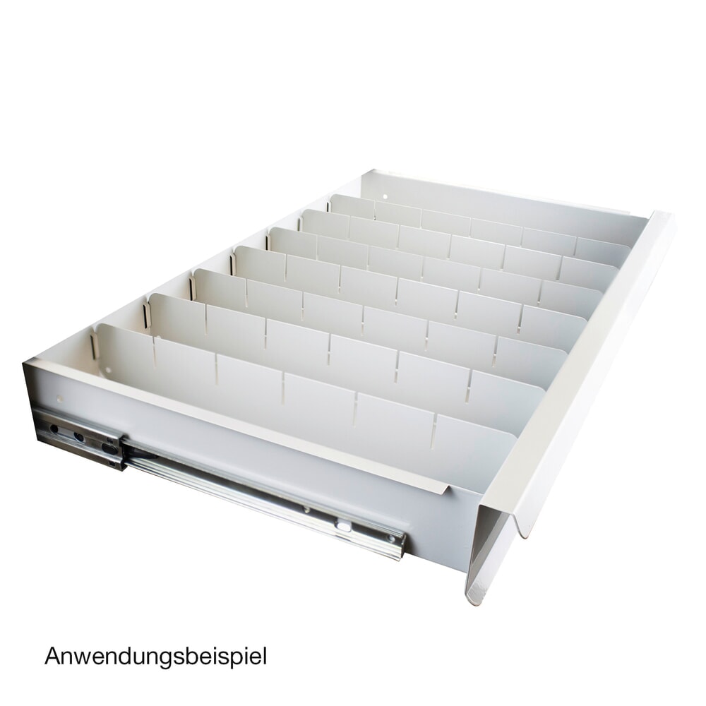 Produktabbildung Nr. 3: Einteiler für HEMMDAL Schubladenschrank Classic, LxB 338 x 50 mm, für kleine Schublade
