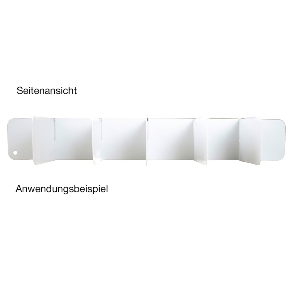 Produktabbildung Nr. 4: Einteiler für HEMMDAL Schubladenschrank Classic, LxB 338 x 50 mm, für kleine Schublade
