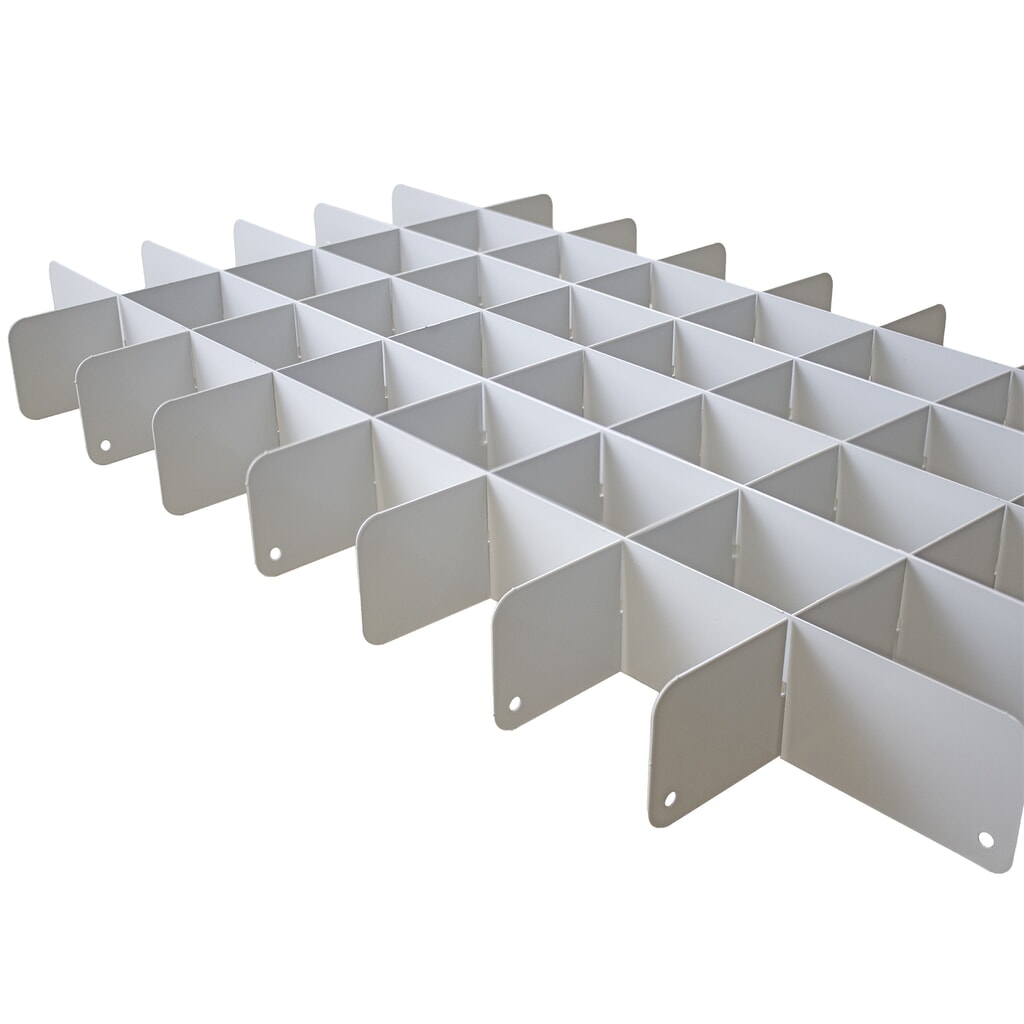 Einteiler-Set für HEMMDAL Schubladenschrank Classic, 12-teilig, 7x Länge 338 mm, 5x Länge 570 mm, Höhe 50 mm, für kleine Schublade Produktabbildung Nr. 5: Einteiler-Set für HEMMDAL Schubladenschrank Classic, 12-teilig, 7x Länge 338 mm, 5x Länge 570 mm, Höhe 50 mm, für kleine Schublade