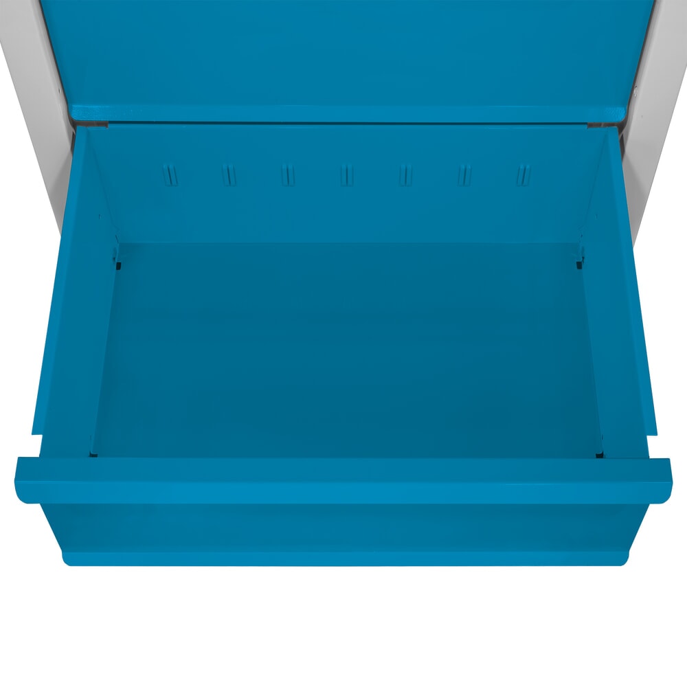 Produktabbildung Nr. 3: HEMMDAL Schubladenschrank Classic, 5 Schubladen, HxBxT 600 x 700 x 435 mm, lichtgrau/lichtblau