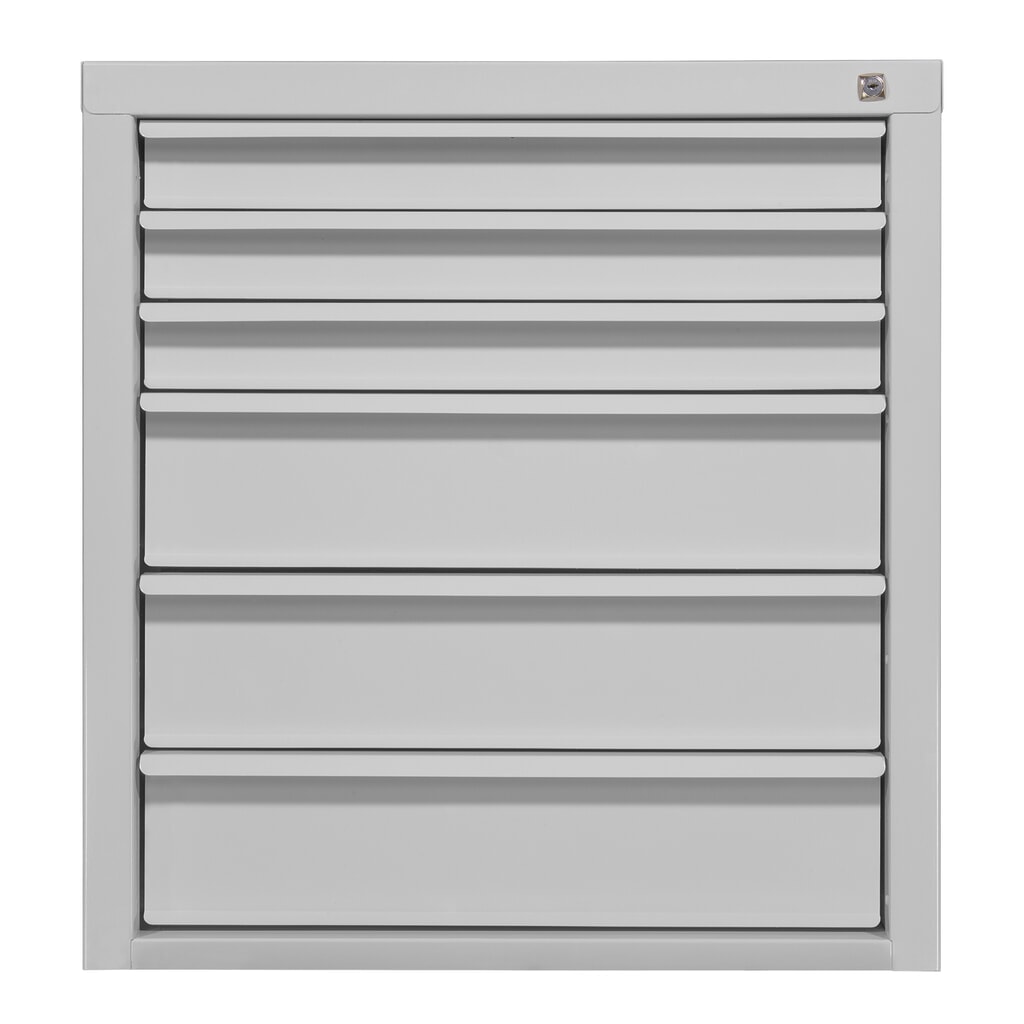 HEMMDAL Schubladenschrank Classic, 6 Schubladen, HxBxT 750 x 700 x 435 mm, lichtgrau Produktabbildung: HEMMDAL Schubladenschrank Classic, 6 Schubladen, HxBxT 750 x 700 x 435 mm, lichtgrau