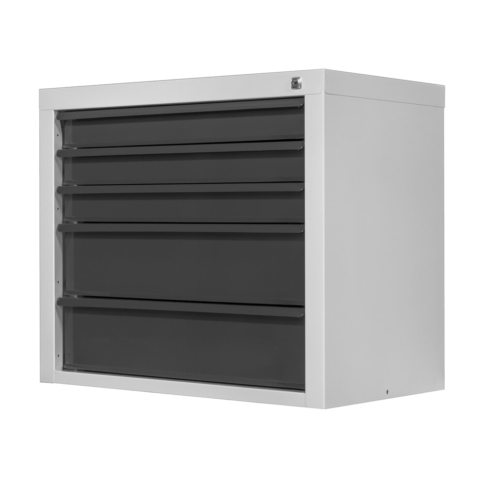 Produktabbildung Nr. 2: HEMMDAL Schubladenschrank Classic, 5 Schubladen, HxBxT 600 x 700 x 435 mm, lichtgrau/anthrazitgrau