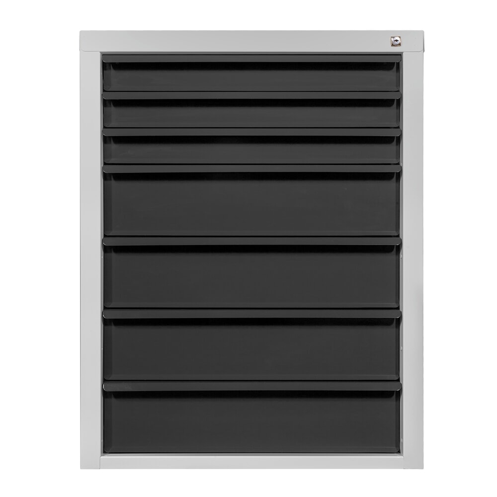 Produktabbildung: HEMMDAL Schubladenschrank Classic, 7 Schubladen, HxBxT 900 x 700 x 435 mm, lichtgrau/anthrazitgrau
