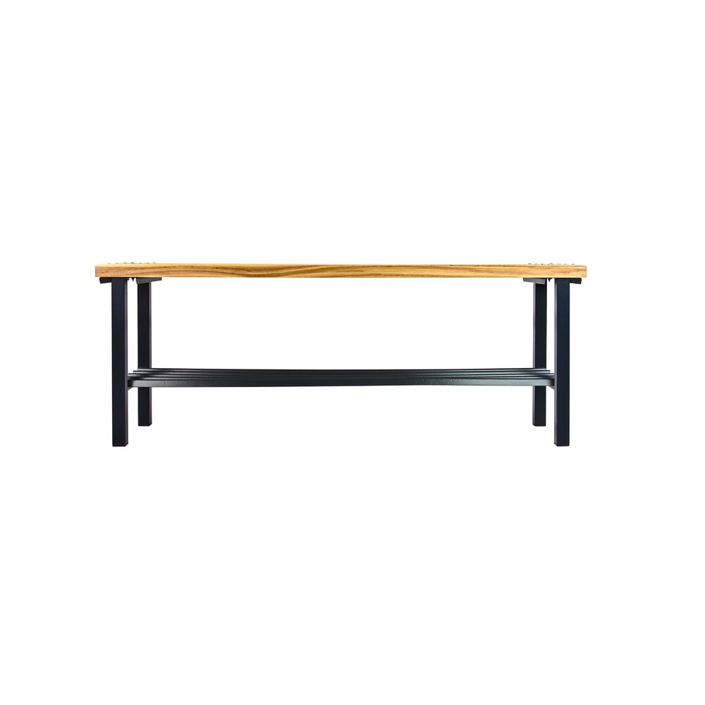 Produktabbildung Nr. 2: HEMMDAL Umkleidesitzbank, mit Schuhrost, LxBxH 1000 x 400 x 420 mm, anthrazitgrau
