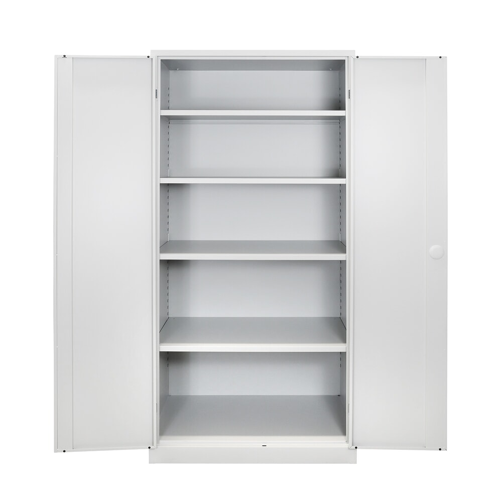Produktabbildung Nr. 4: Steinbock® Flügeltürenschrank, HxBxT 1950 x 920 x 420 mm, lichtgrau/lichtblau