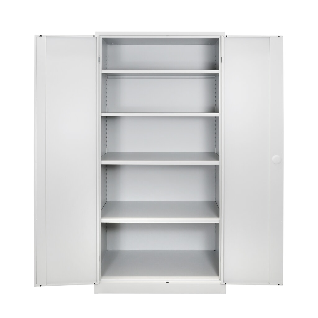Produktabbildung Nr. 4: Steinbock® Flügeltürenschrank, HxBxT 1950 x 920 x 420 mm, lichtgrau/lichtblau