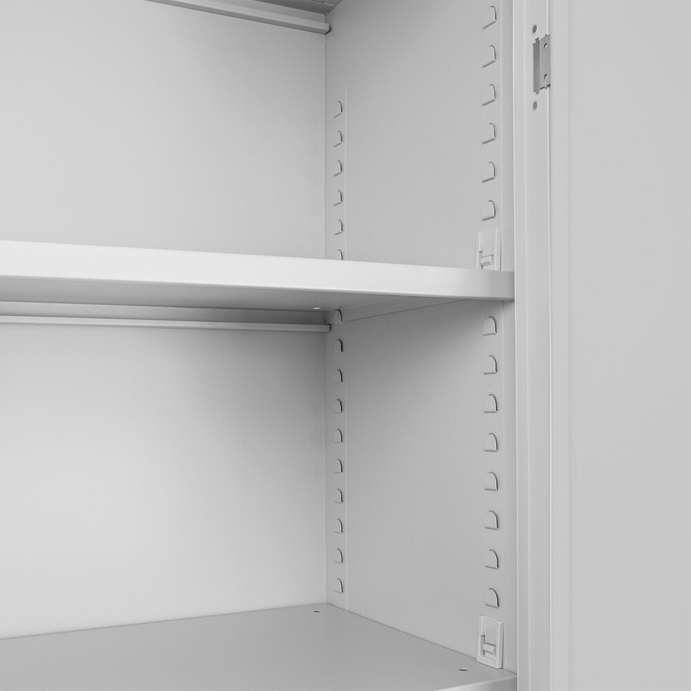 Produktabbildung Nr. 5: Steinbock® Flügeltürenschrank, HxBxT 1950 x 920 x 420 mm, lichtgrau/lichtblau