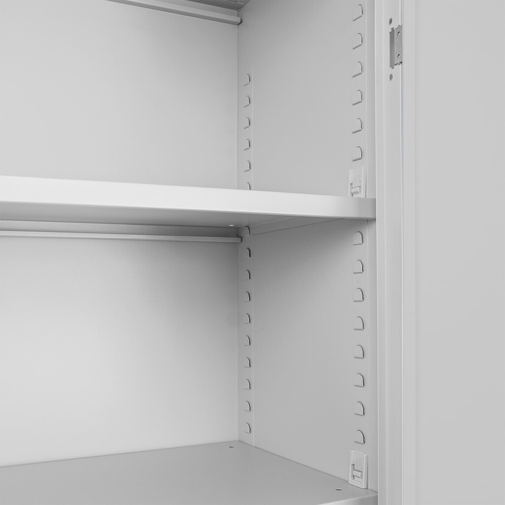 Produktabbildung Nr. 5: Steinbock® Flügeltürenschrank, HxBxT 1950 x 920 x 420 mm, lichtgrau/lichtblau