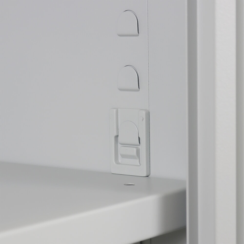 Produktabbildung Nr. 7: Steinbock® Flügeltürenschrank, HxBxT 1950 x 920 x 420 mm, lichtgrau/lichtblau