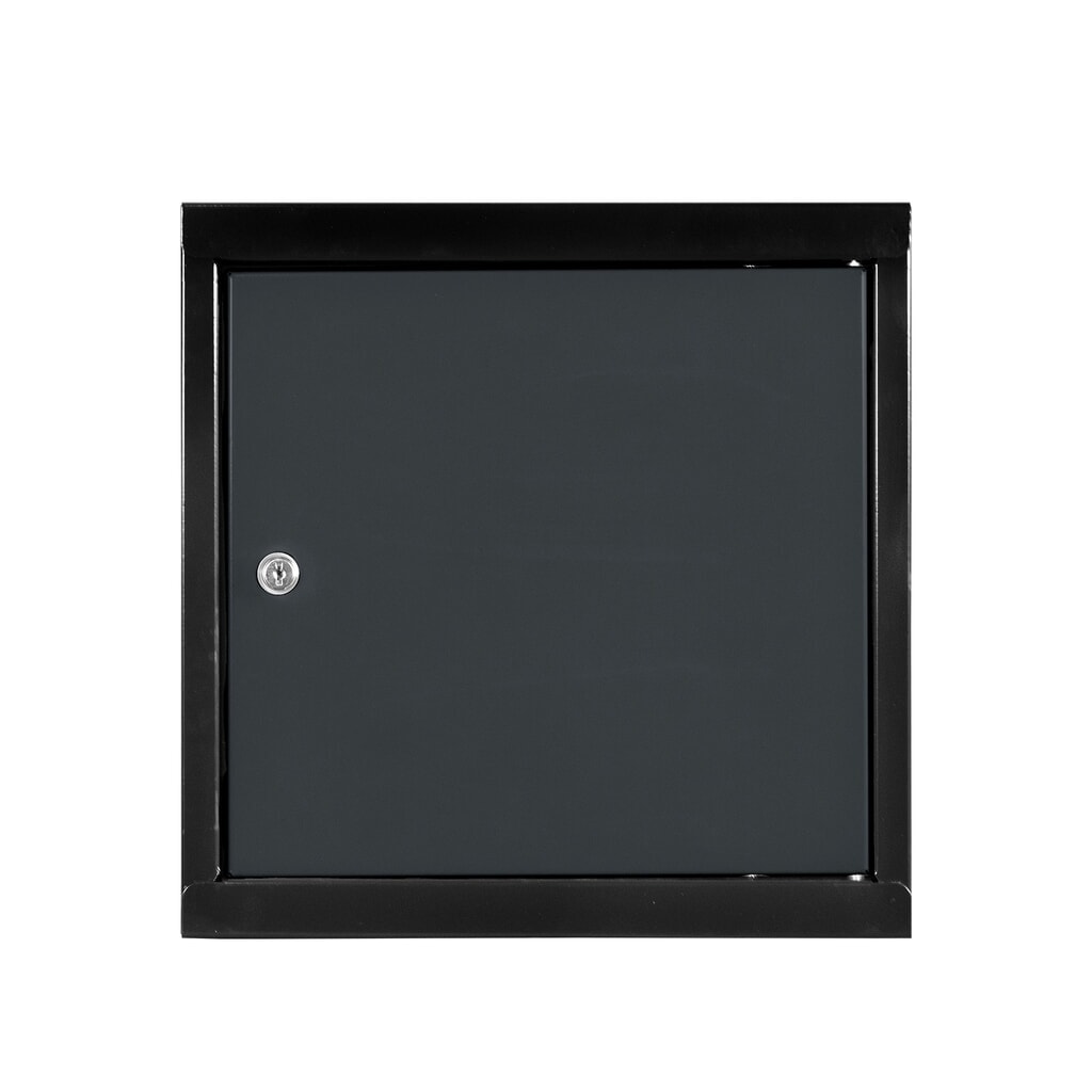 Produktabbildung: Steinbock® Schließfachwürfel, Zylinderschloss, HxBxT 400 x 400 x 400 mm, anthrazitgrau