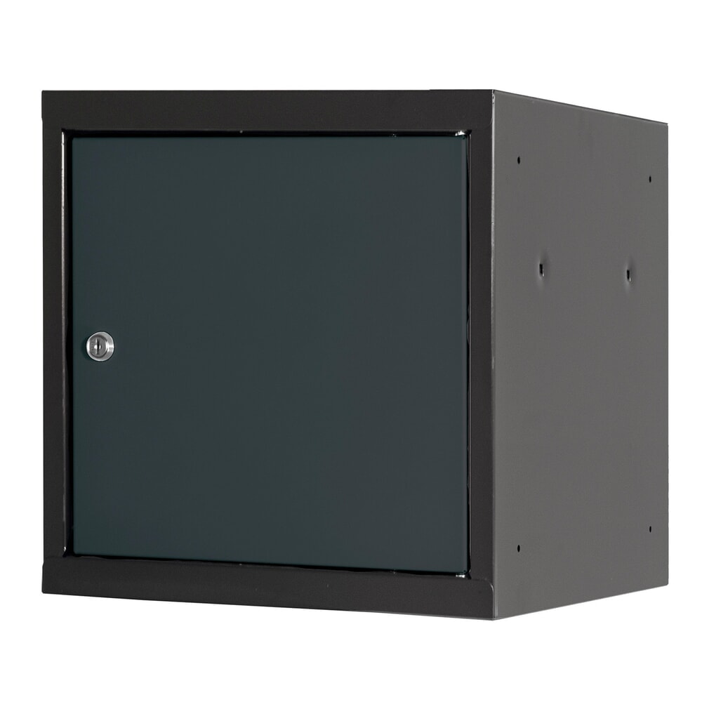 Produktabbildung Nr. 3: Steinbock® Schließfachwürfel, Zylinderschloss, HxBxT 400 x 400 x 400 mm, anthrazitgrau