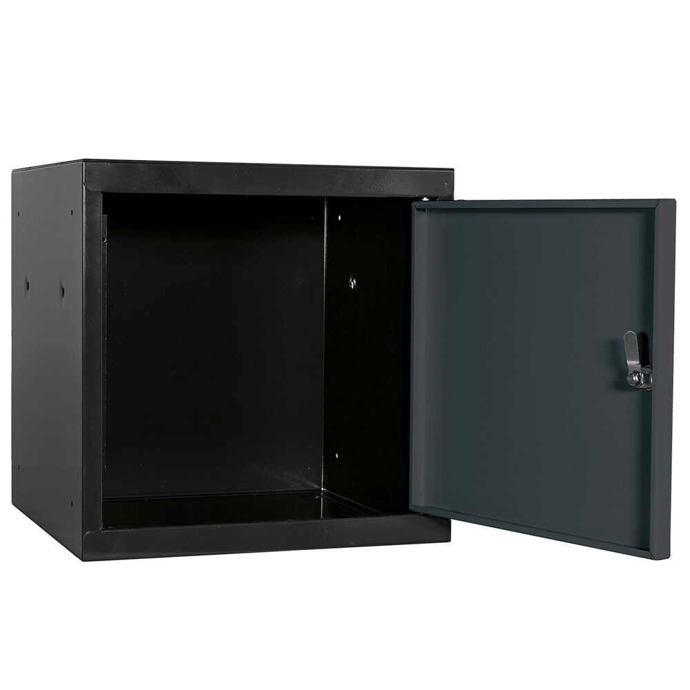 Produktabbildung Nr. 4: Steinbock® Schließfachwürfel, Zylinderschloss, HxBxT 400 x 400 x 400 mm, anthrazitgrau
