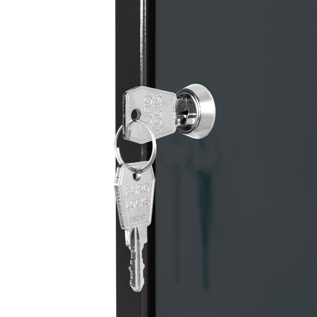 Steinbock® Schließfachwürfel, Zylinderschloss, HxBxT 400 x 400 x 400 mm, anthrazitgrau Produktabbildung Nr. 6: Steinbock® Schließfachwürfel, Zylinderschloss, HxBxT 400 x 400 x 400 mm, anthrazitgrau