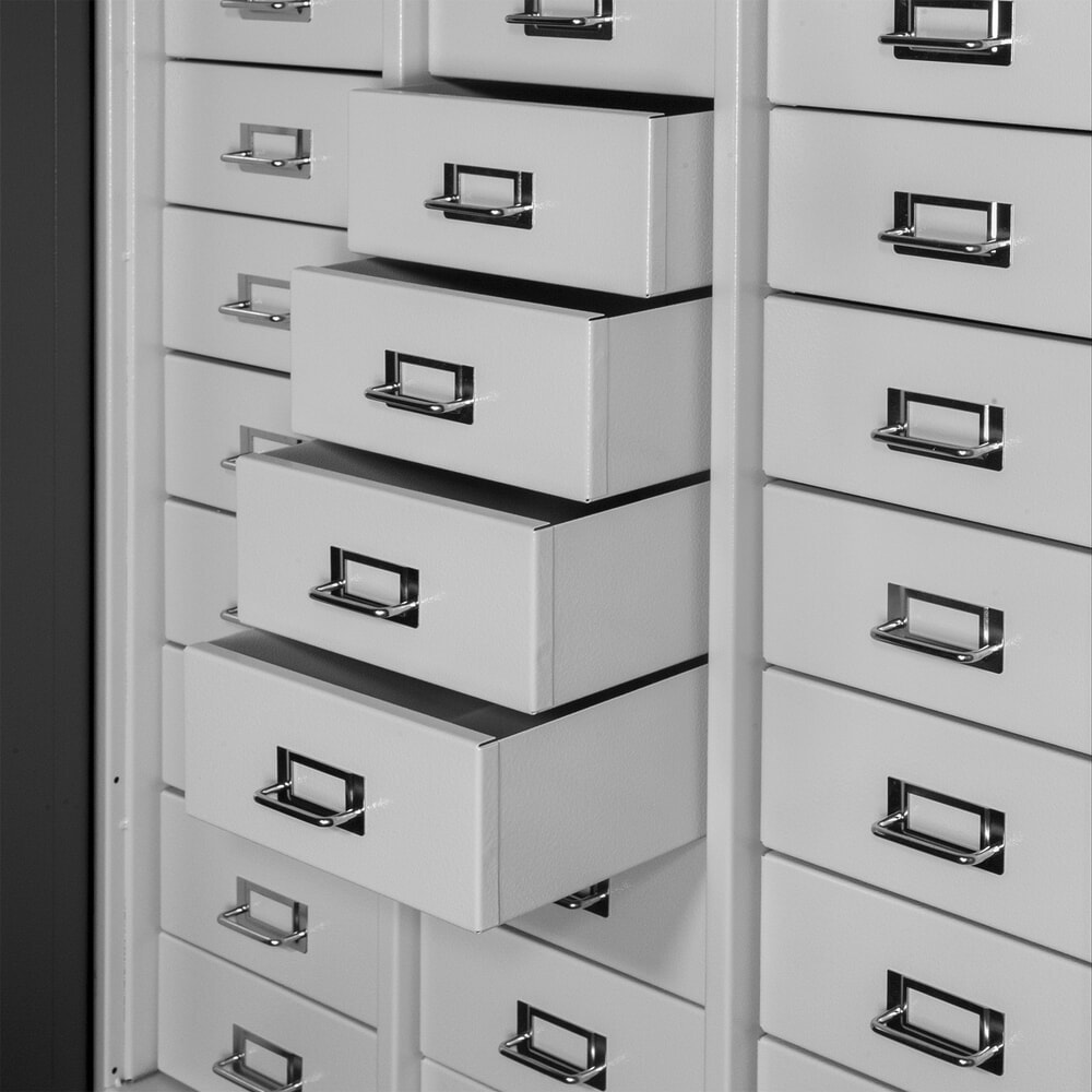 Produktabbildung Nr. 4: Steinbock® Werkzeugschrank, 27 Schubladen, 3 Fächer, lichtgrau/anthrazitgrau