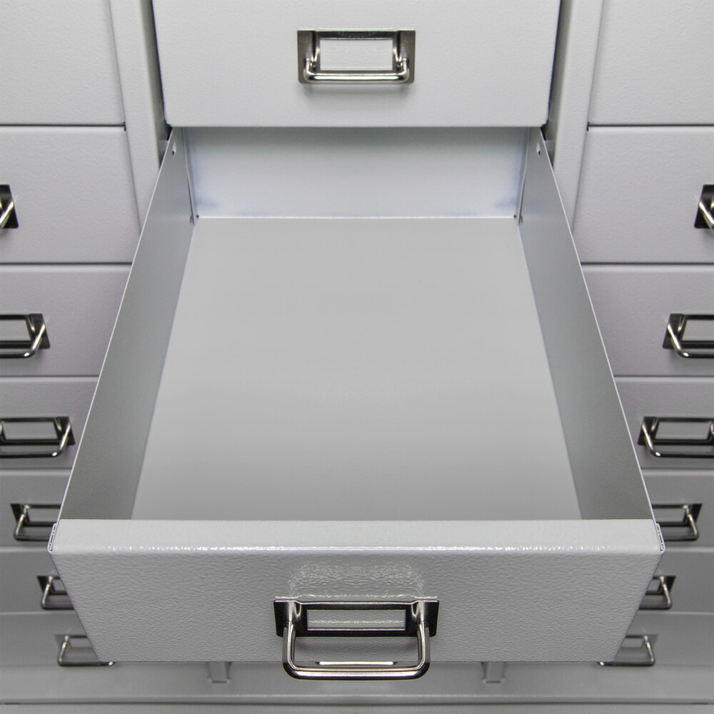 Produktabbildung Nr. 5: Steinbock® Werkzeugschrank, 27 Schubladen, 3 Fächer, lichtgrau/anthrazitgrau
