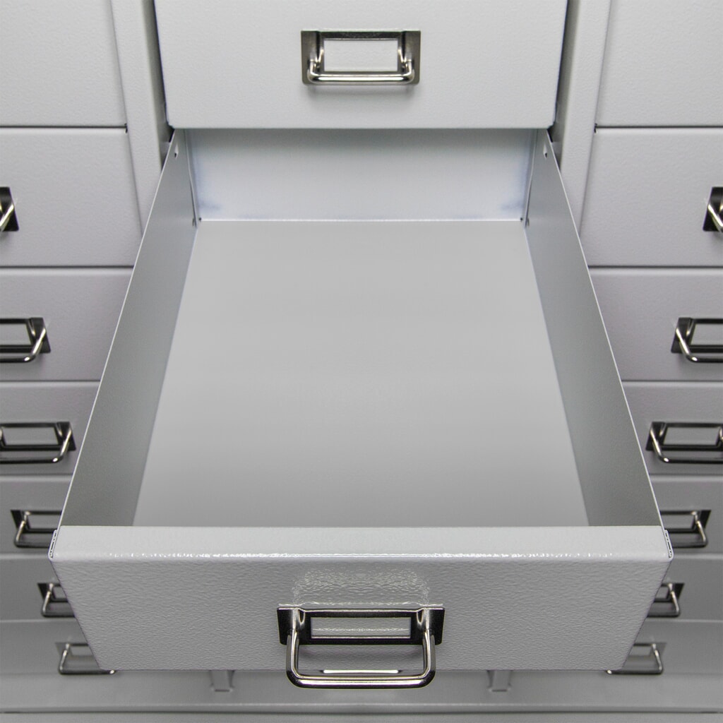 Steinbock® Werkzeugschrank, 27 Schubladen, 3 Fächer, lichtgrau/anthrazitgrau Produktabbildung Nr. 5: Steinbock® Werkzeugschrank, 27 Schubladen, 3 Fächer, lichtgrau/anthrazitgrau