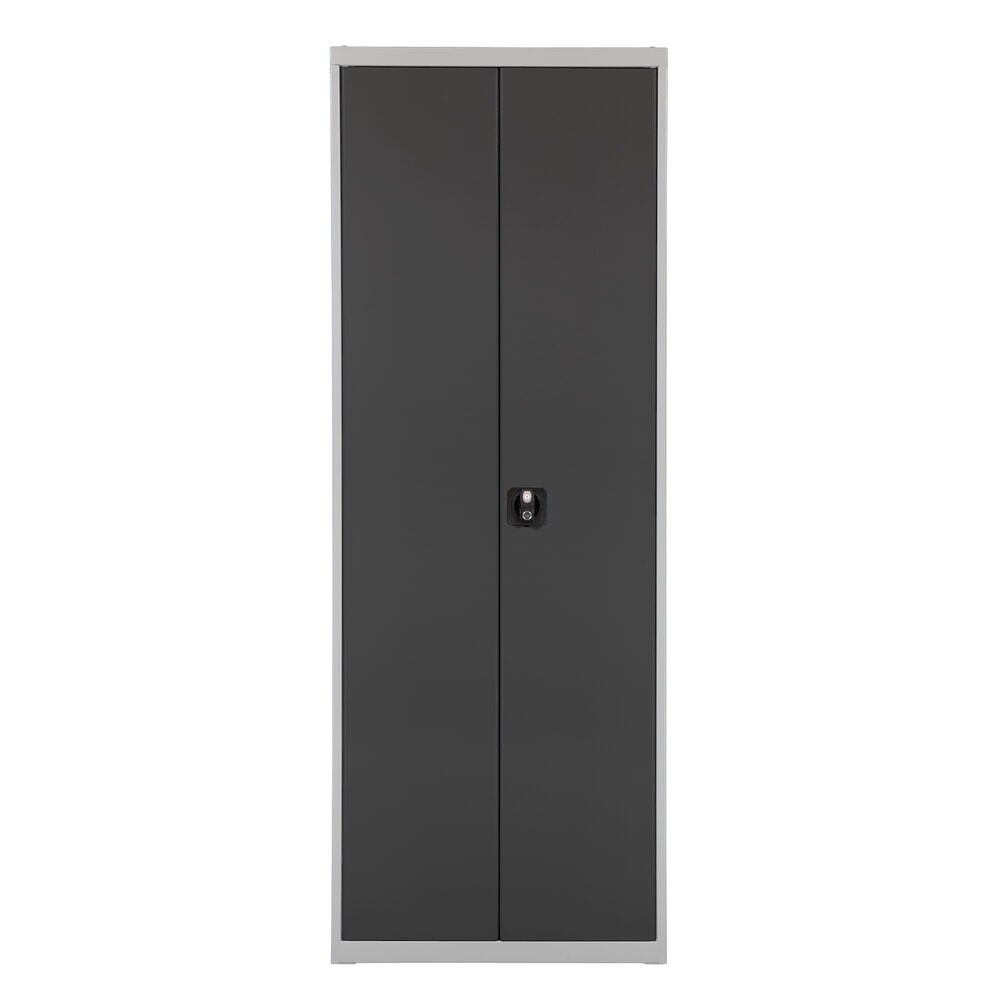 Produktabbildung Nr. 3: HEMMDAL Flügeltüren-Magazinschrank, 12 Sichtlagerkästen Größe 3, 54 Sichtlagerkästen Größe 2L, 15 Fachböden, lichtgrau/anthrazitgrau