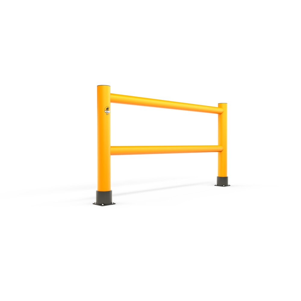 Produktabbildung Nr. 1: A.M.P.E.R.E. Rammschutzgeländer Rack Mammut®, Handlauf Flex, Länge 2,00 m