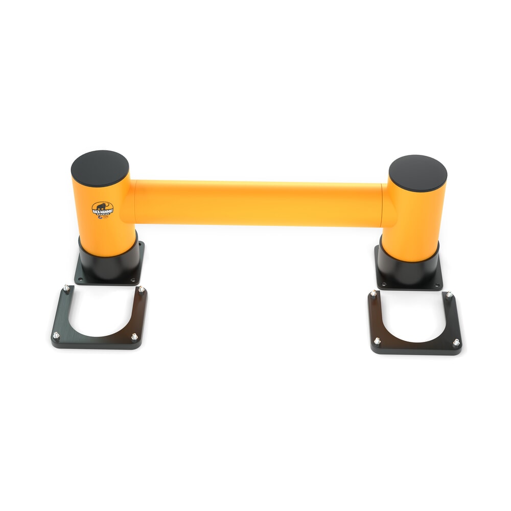 Produktabbildung Nr. 4: Montageplatte für A.M.P.E.R.E. Rammschutzplanke Rack Mammut®, HxBxT 25 mm x 240 mm x 220 mm