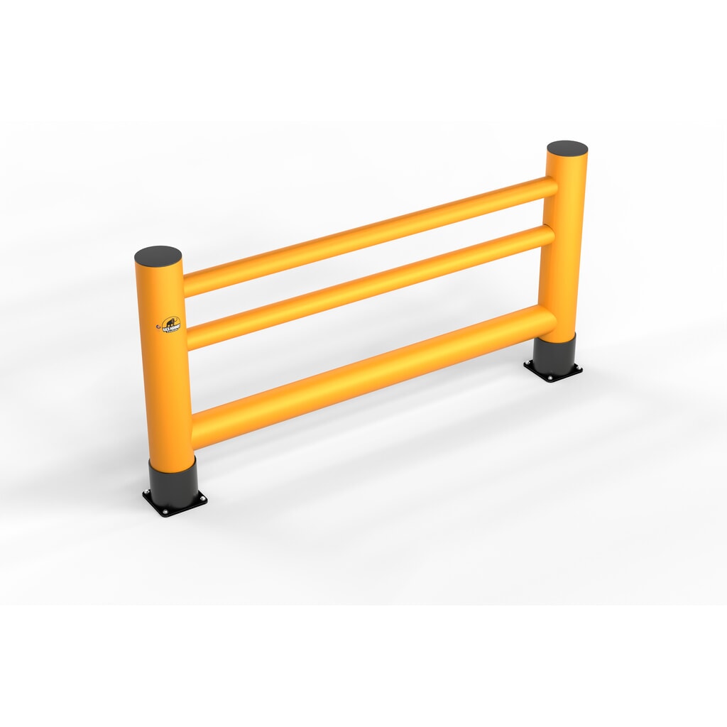 A.M.P.E.R.E. Rammschutzgeländer Rack Mammut®, Handlauf Einzelplanke Extra, Länge 2,00 m Produktabbildung Nr. 3: A.M.P.E.R.E. Rammschutzgeländer Rack Mammut®, Handlauf Einzelplanke Extra, Länge 2,00 m