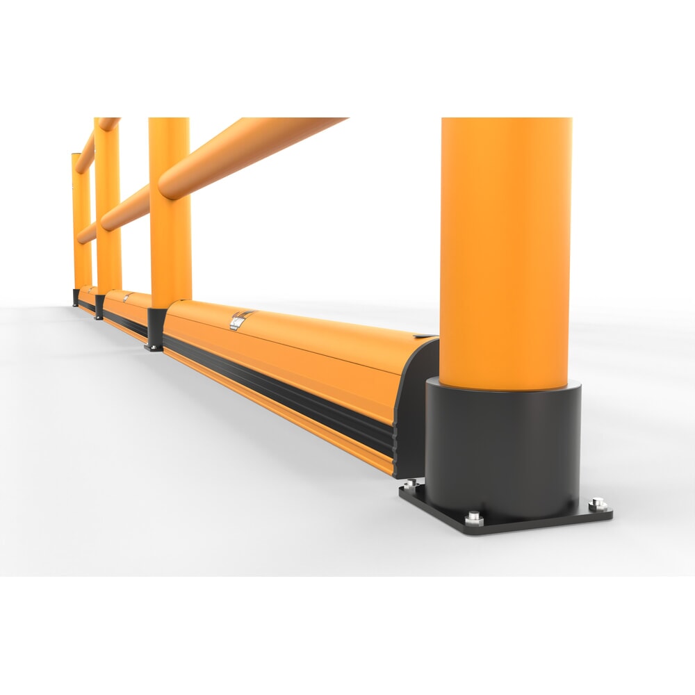 Produktabbildung Nr. 4: A.M.P.E.R.E. Rammschutzgeländer Rack Mammut®, Handlauf Flex Extra, Länge 10,00 m